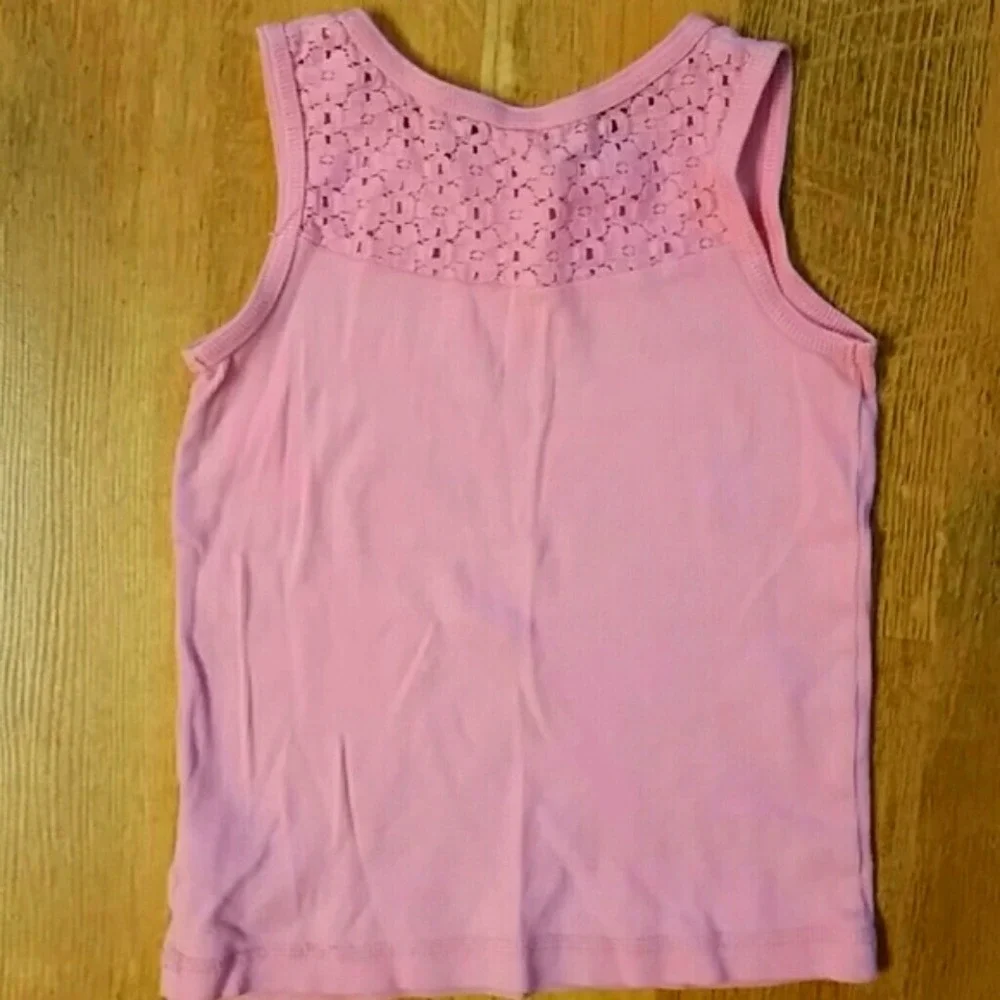 Faded Glory Girls NWT Black Lace‎ Skirt with Circo Pink Lace Tank Top Size 4T